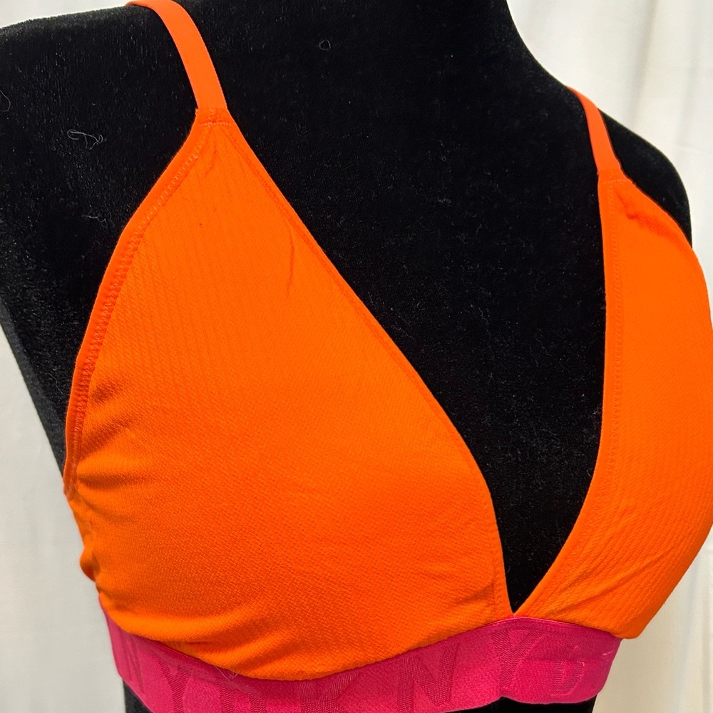 DKNY Vibrant Orange and Pink Women's Bralette